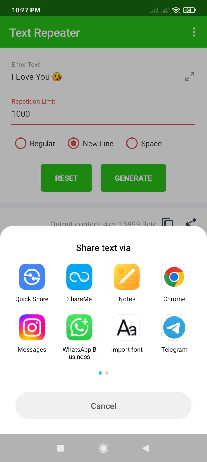 Text Repeater Pro - Advanced delay and interval controls